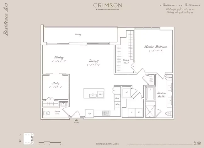 Residence A10 with study 0213 floor plan
